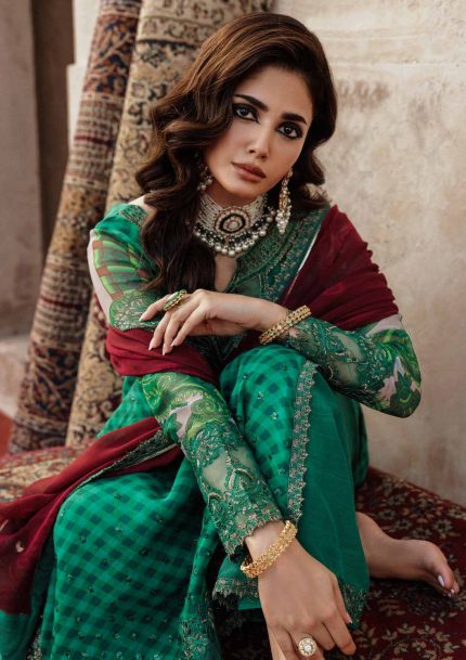 Harizma Vasal embroidered Chiffon Dupatta